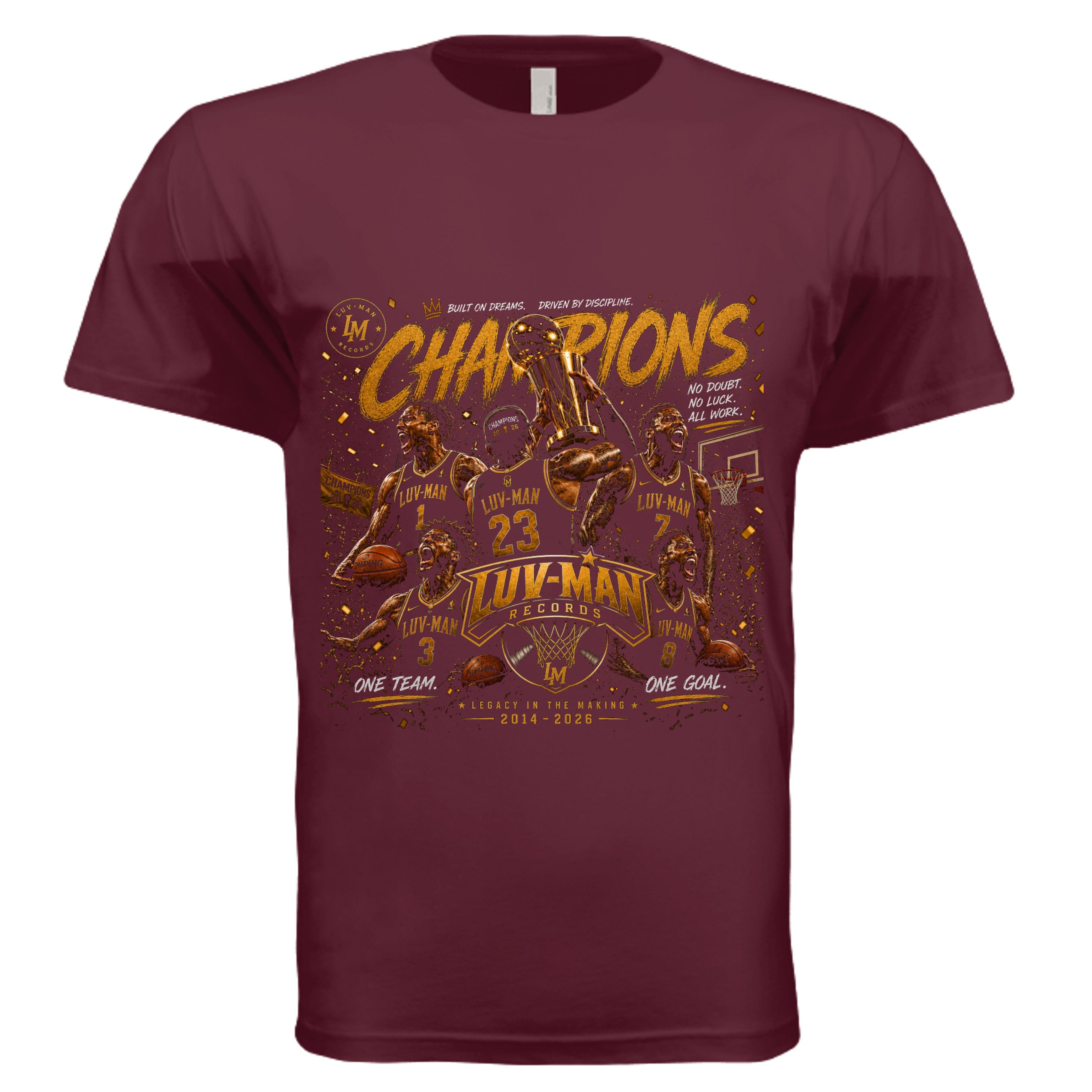MAROON - 3600 - FRONT